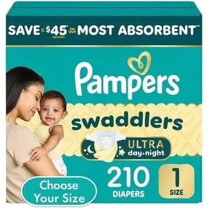 Pampers Swaddlers Diapers Size 1 210ct