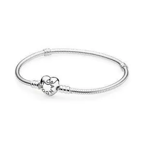 Pandora 590719-20 Heart Clasp Bracelet Size 6.7