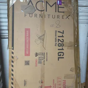 Acme Furniture 71281GL Dinner Table Top