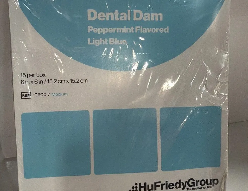 Crosstex 19600 Dental Dam 6x6 Medium 15ct