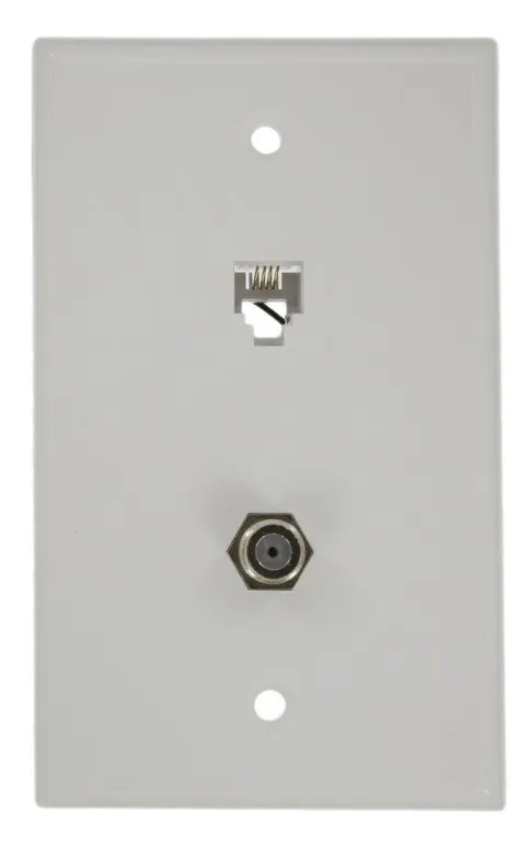 Leviton Telephone Wall Jack 6P4C