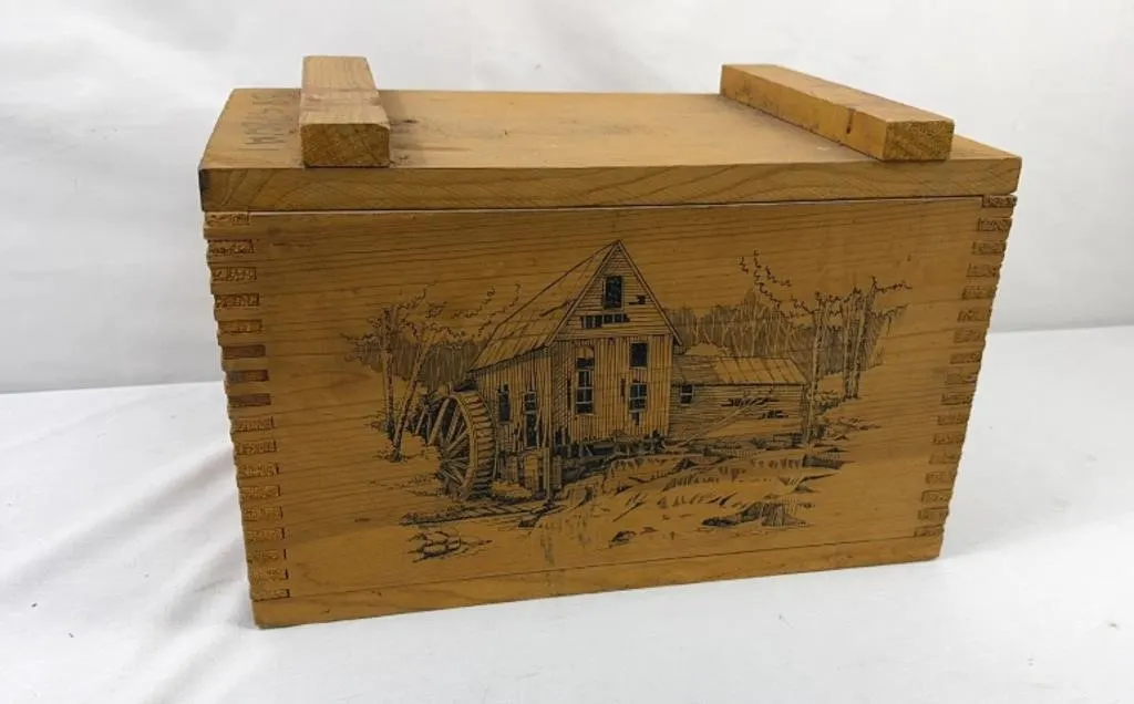Wood Crate of .38 SPL Casings