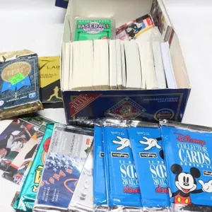 Vintage Sports Card Lot: Baseball, Hockey, Disney