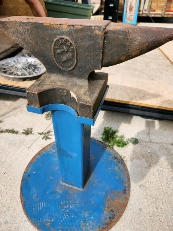 Vulcan Blacksmith Anvil on Steel Stand