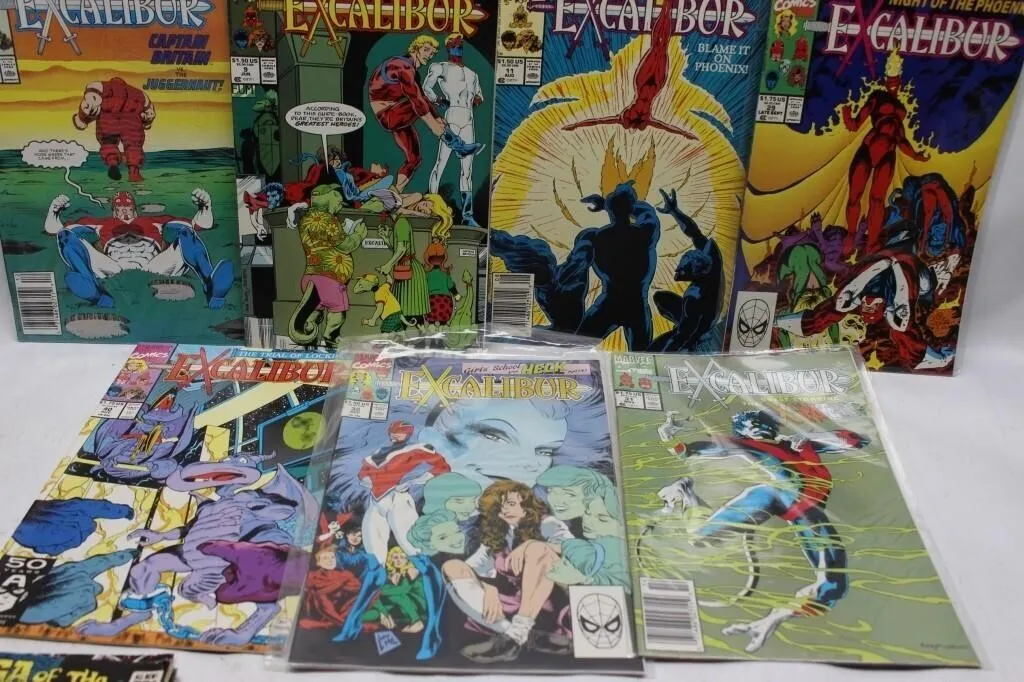 Excalibur Marvel Comics Lot (7 Issues)