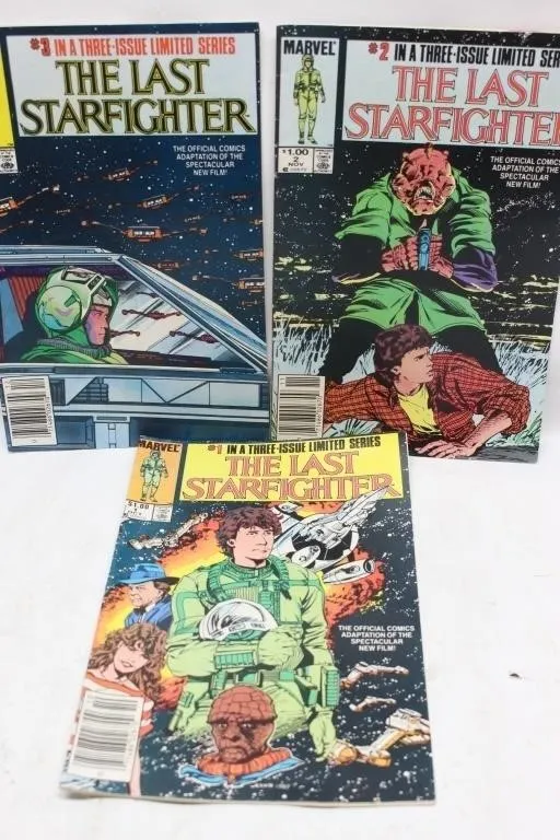 Last Starfighter #1-3 Complete Comic Set (1984)