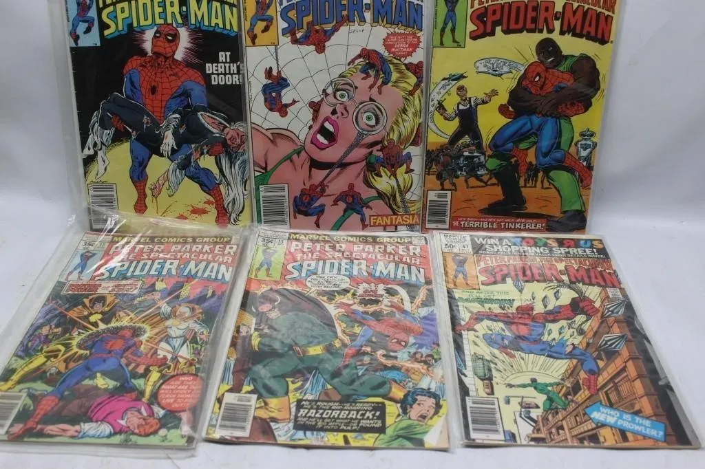 Peter Parker Spectacular Spider-Man Comics Lot (6)
