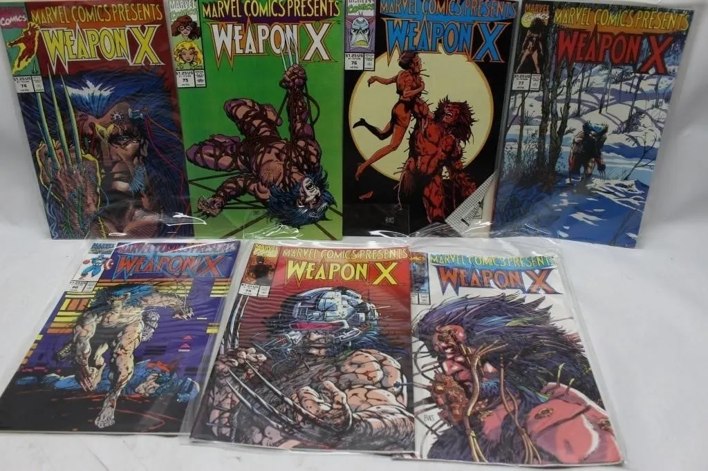Marvel Comics Presents: Weapon X #74-80 lot (7