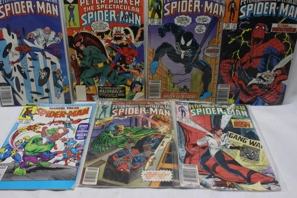 Spectacular Spider-Man comic book lot (7 issues)