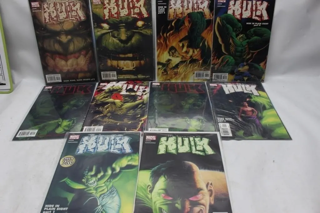 Incredible Hulk Comic Lot, Jones/Deodato/Fernandez