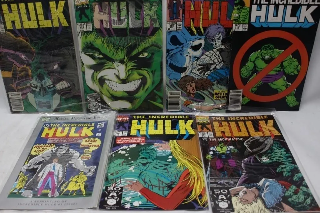 Incredible Hulk Comic Book Lot (8 issues)