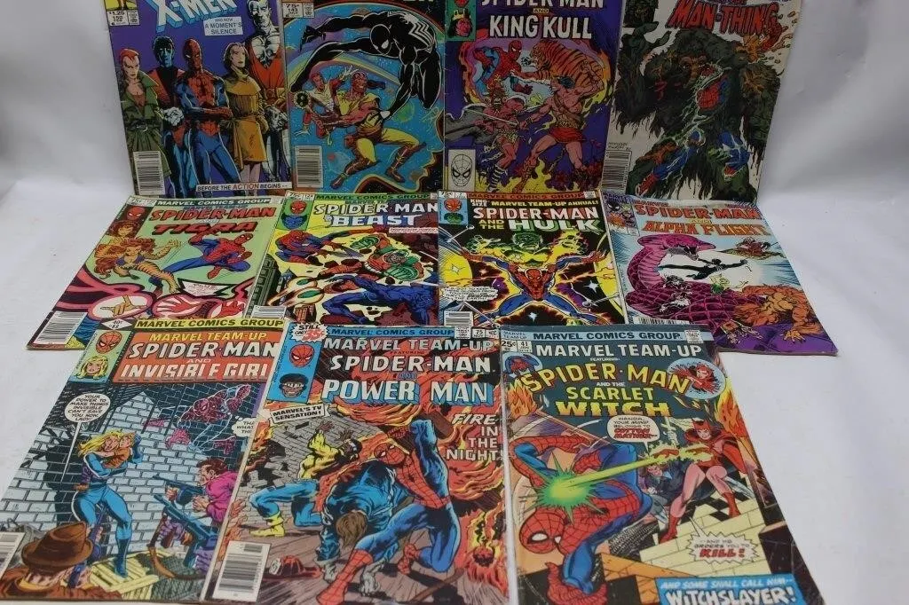 Marvel Team-Up & Spider-Man Comic Lot (11 Issues)