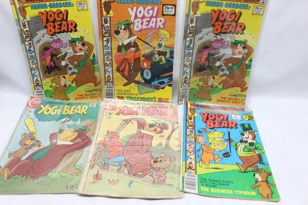 Yogi Bear Comic Book Lot (6 Issues)