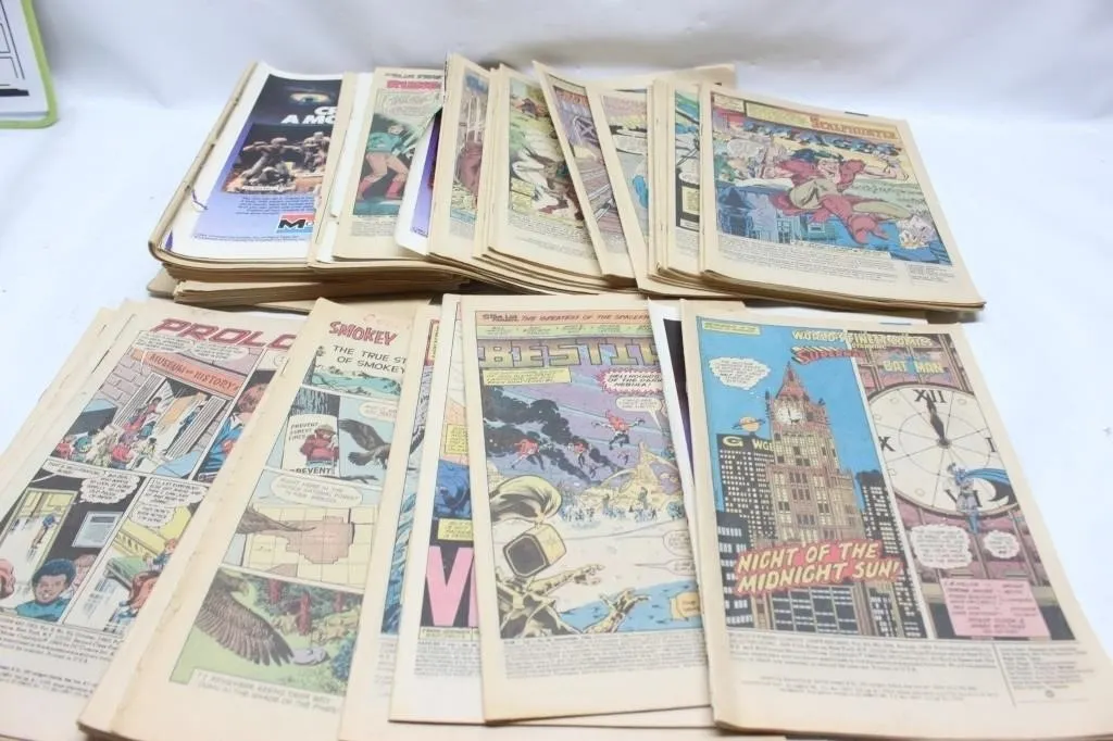 Vintage 1980s Comic Book Lot - Marvel & DC
