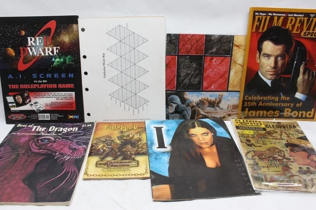 Red Dwarf, D&D Chainmail & Comics Lot