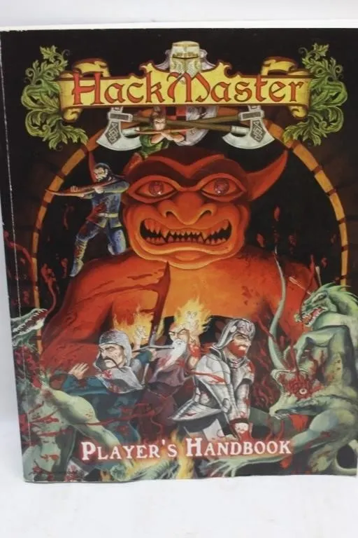 HackMaster Player's Handbook RPG rulebook