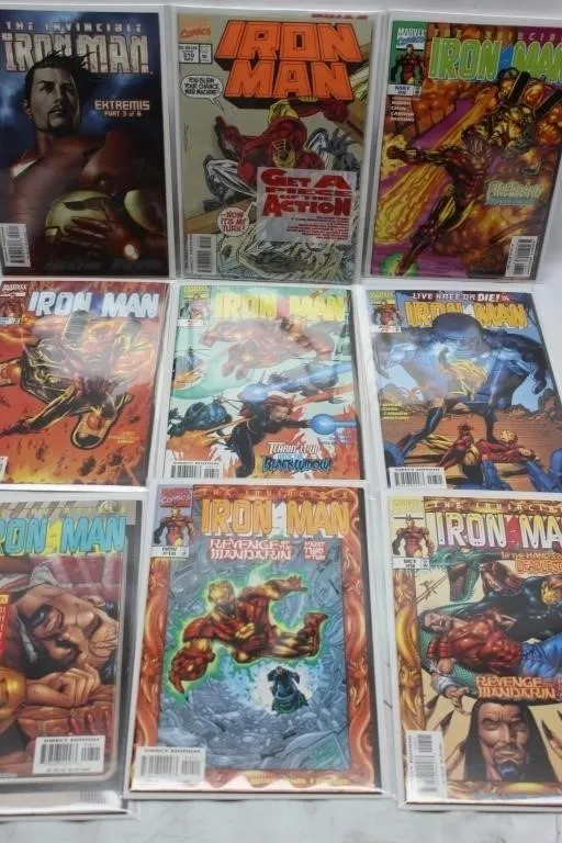 Iron Man Comic Book Lot (9 Issues)