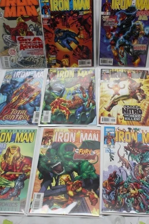 Iron Man Comic Book Lot (Invincible Iron Man