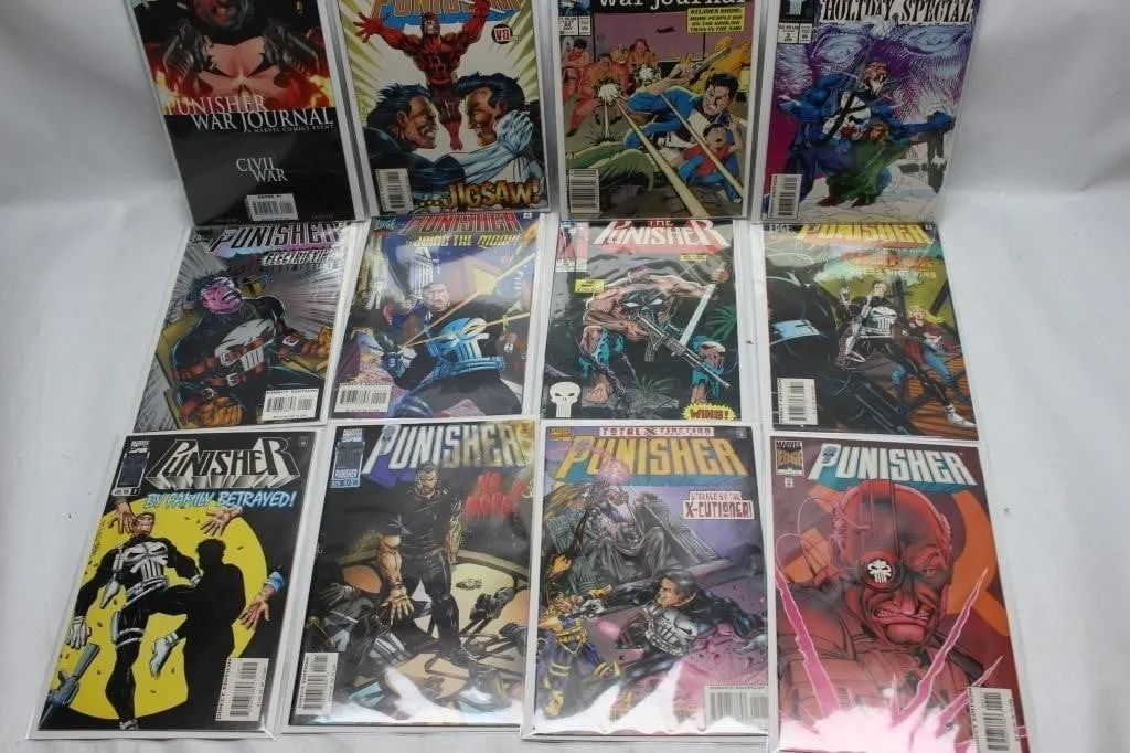 Punisher Comic Book Lot, 12 Issues