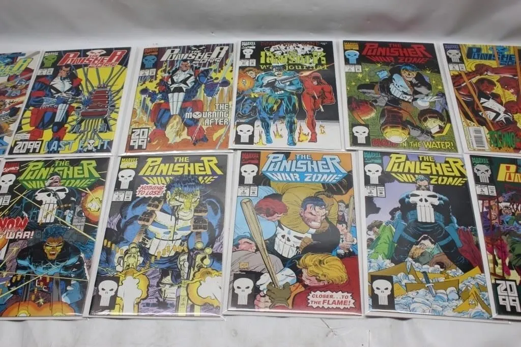 Punisher Comic Lot: War Zone, 2099, War Journal