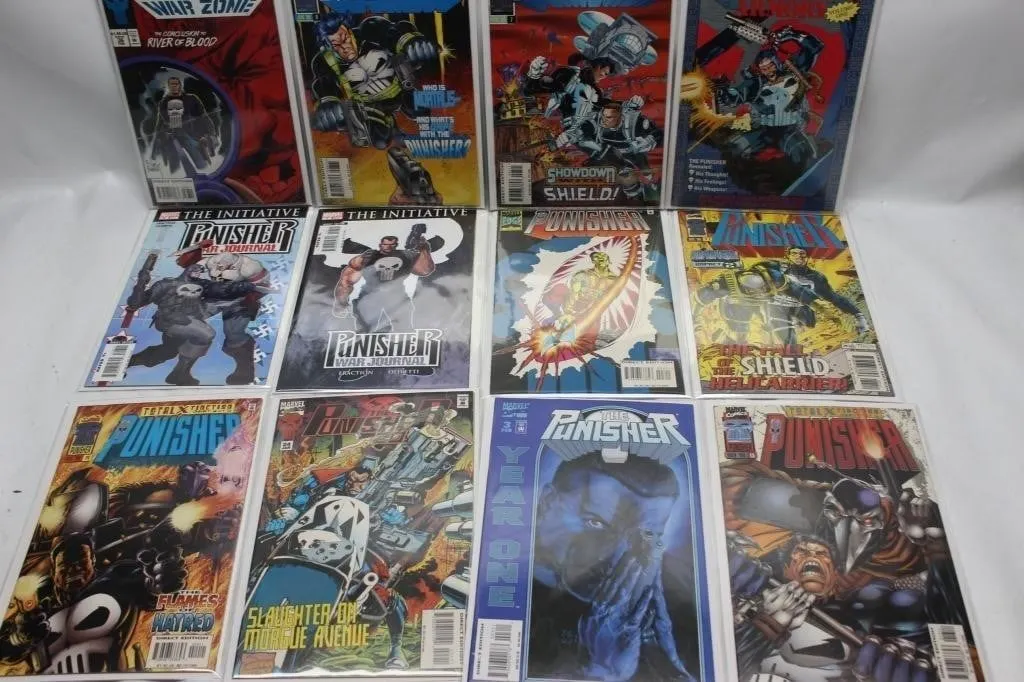 Punisher Comic Book Lot (12 Issues)