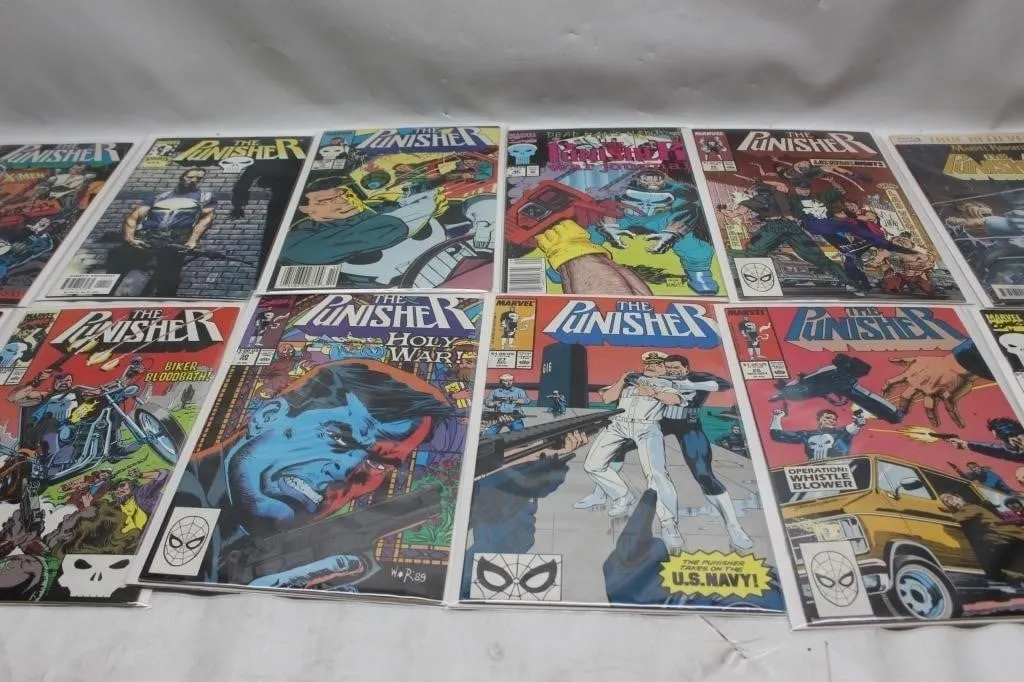 Marvel Punisher Comic Book Lot, 16 Issues