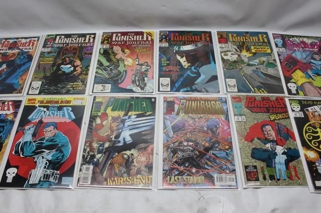 Punisher Comic Book Lot (12 Issues)