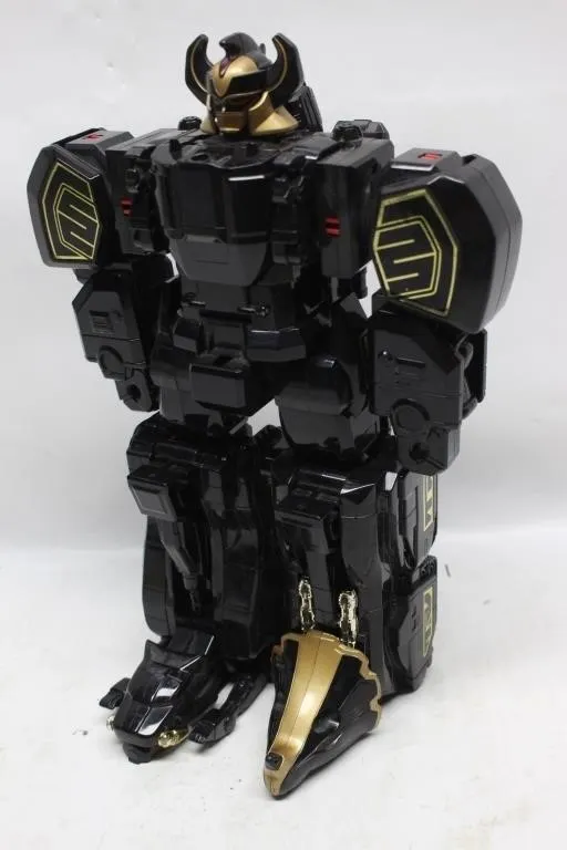 Black & Gold Robot Action Figure