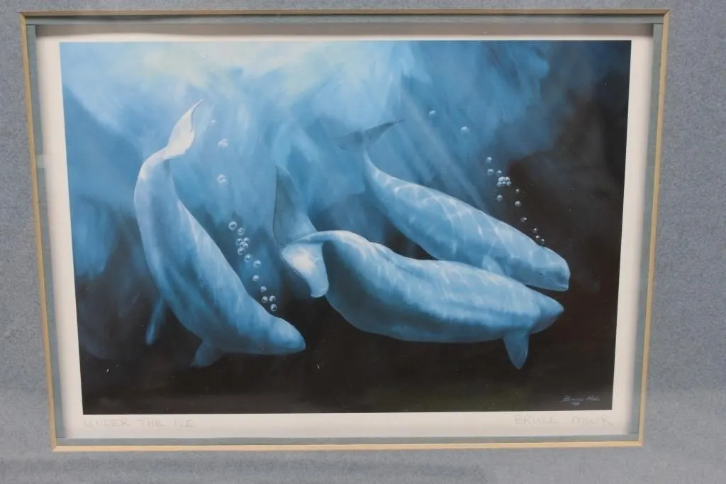 Bruce Muir "Under the Ice" Framed Print & Everes