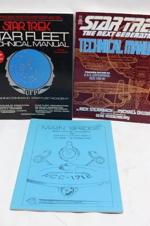 Star Trek Technical Manuals & Bridge Blueprints