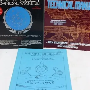 Star Trek Technical Manuals & Bridge Blueprints