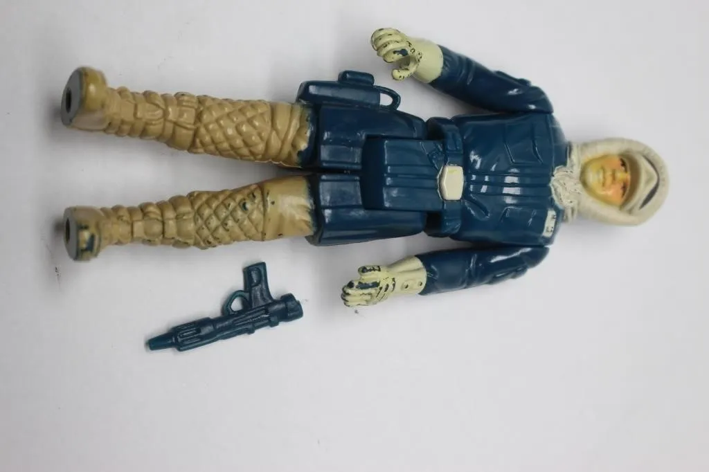 Vintage ESB Han Solo Hoth Figure with Rifle (1980)