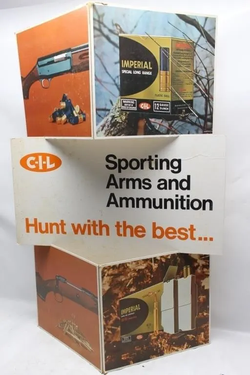 C-I-L Sporting Arms & Ammo Display Sign