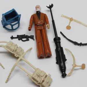 Vintage Star Wars action figure with weapons &