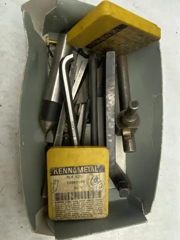 Kennametal tool set with carbide inserts & hex