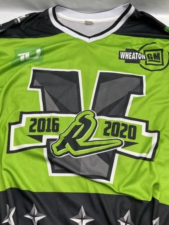 Rush Nation Green/Black Hockey Jersey #5