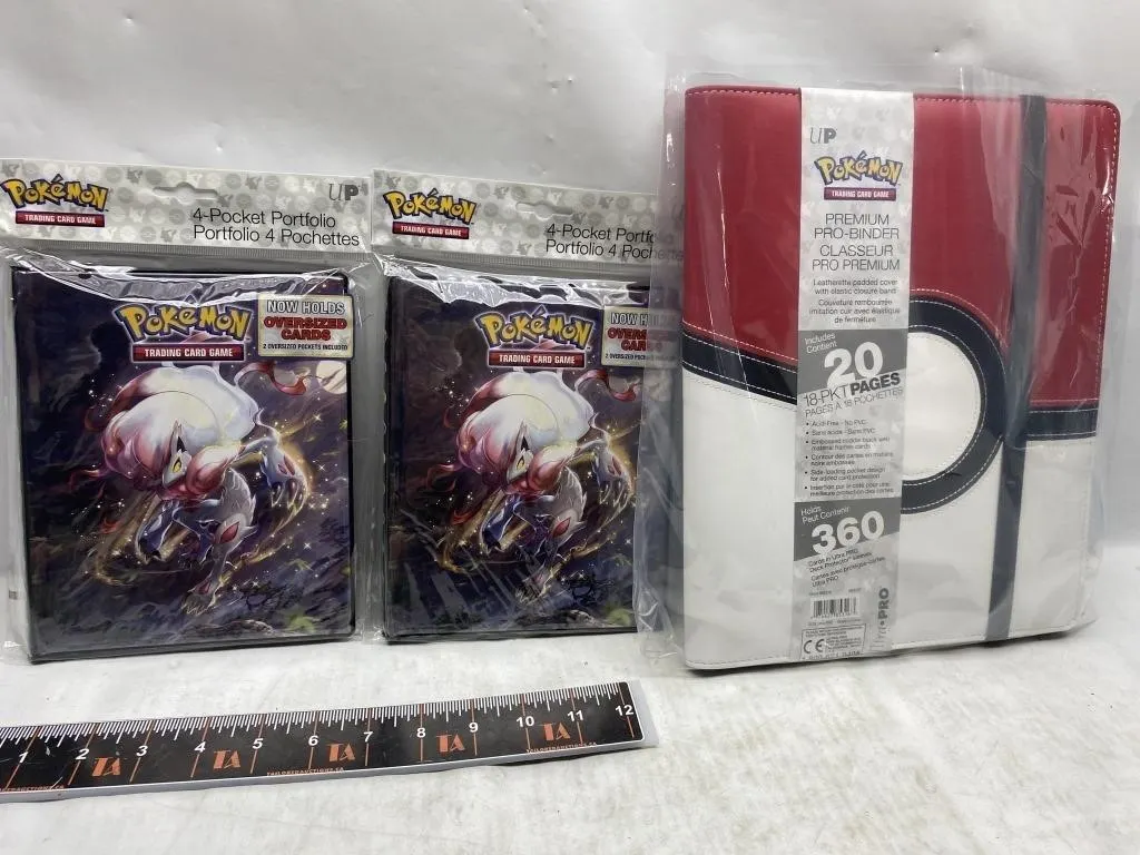 Pokemon 4-Pocket Portfolios & Premium Pro-Binder