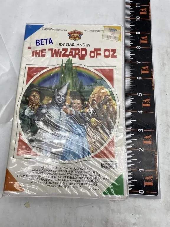Wizard of Oz Sealed Beta Videocassette