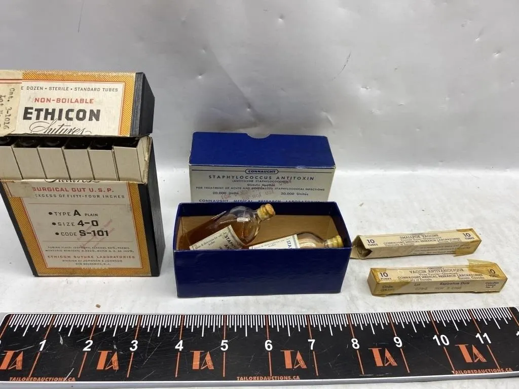 Vintage Medical Boxes & Tweety Collectibles Lot