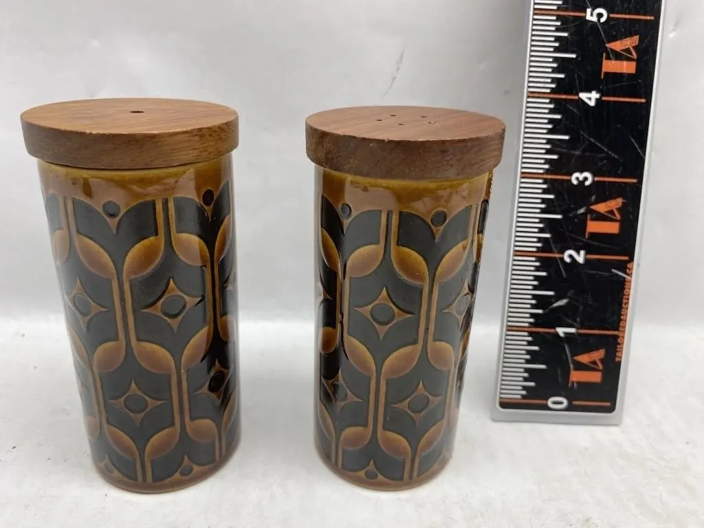 Vintage MCM Hornsea Salt & Pepper Shaker Set