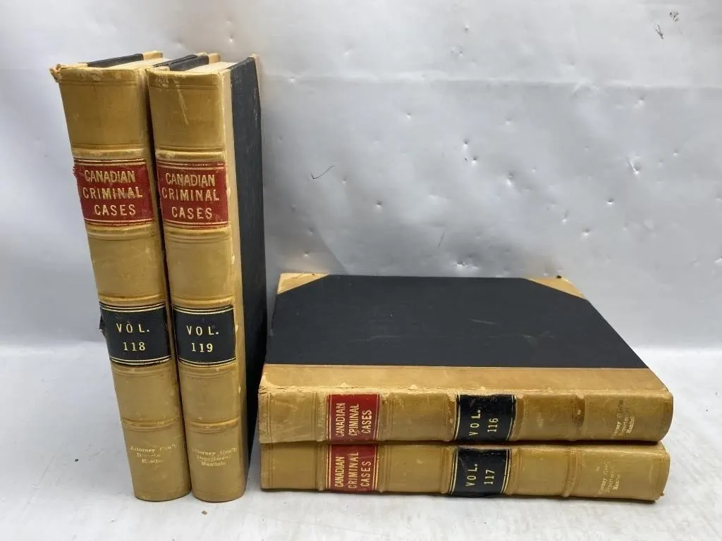 Canadian Criminal Cases Annotated, Vols. 116-119
