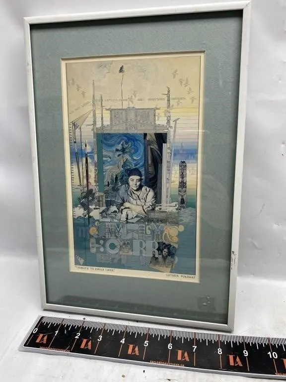 Framed Print "Tribute to Emily Carr" by Luther