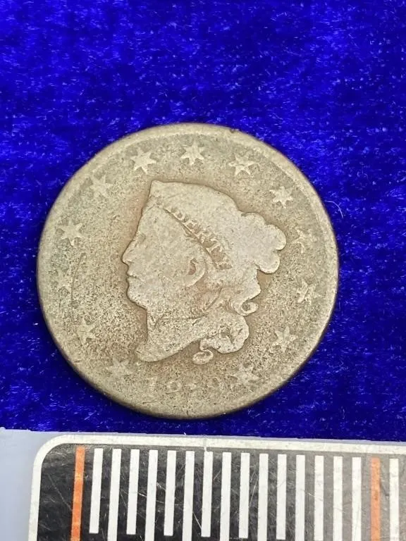 Liberty Head Large Cent, Worn Coin