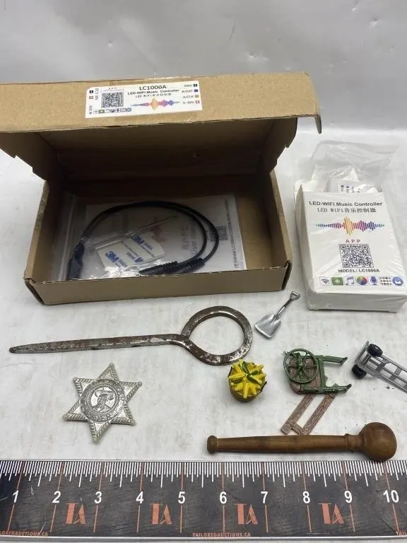 LED WiFi Music Controllers, Sheriff Badge & Misc