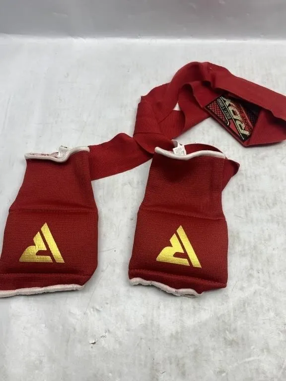 Red Boxing Inner Gloves with Hand Wraps