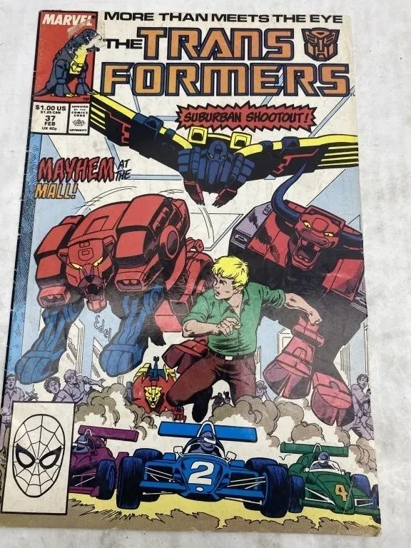 Transformers #37 Marvel Comic 1988