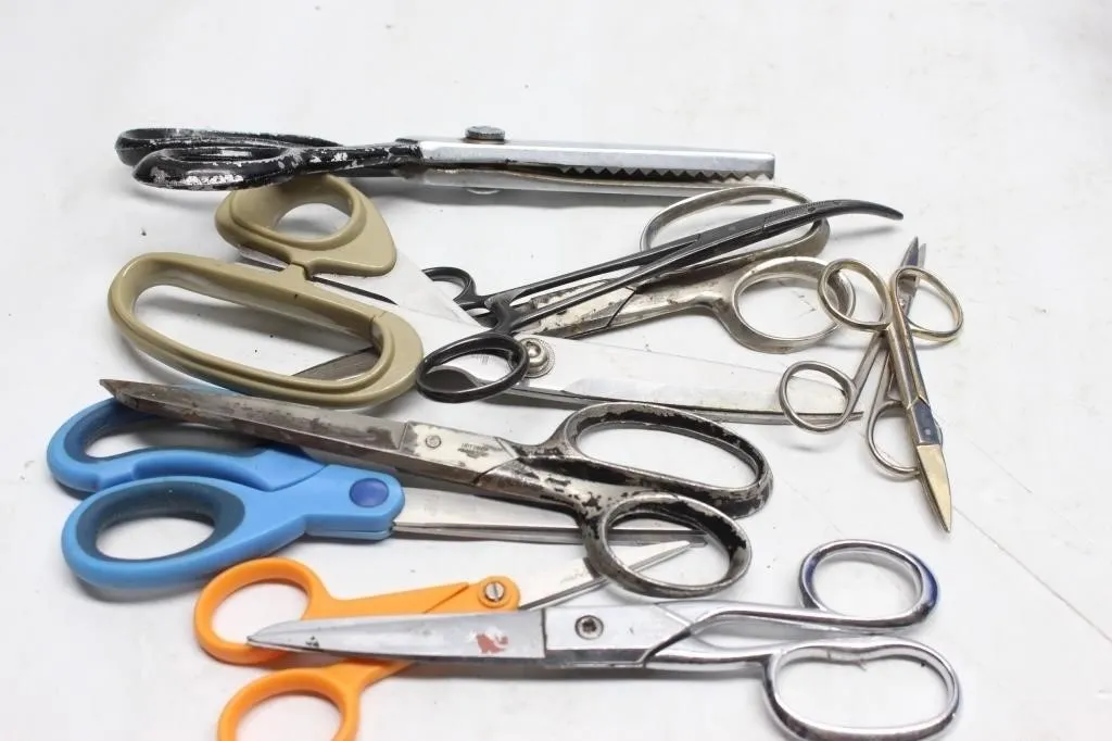 Assorted Vintage Scissors & Shears Lot