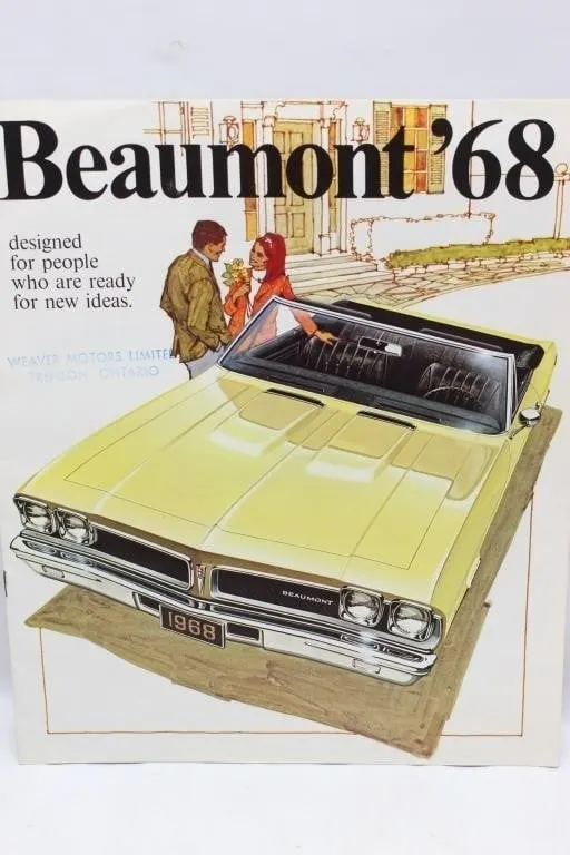1968 Beaumont Dealer Sales Brochure