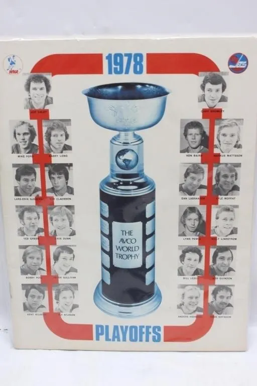 1978 WHA Playoffs Winnipeg Jets Program