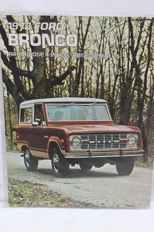 1973 Ford Bronco Dealer Sales Brochure
